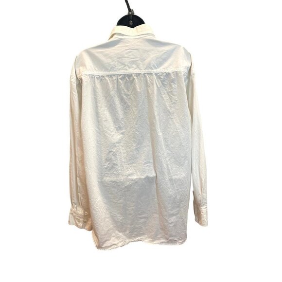 Too Cute Vintage Peanuts Embroidered Long Sleeved Button Up Blouse Sz 2XL - Picture 2 of 12